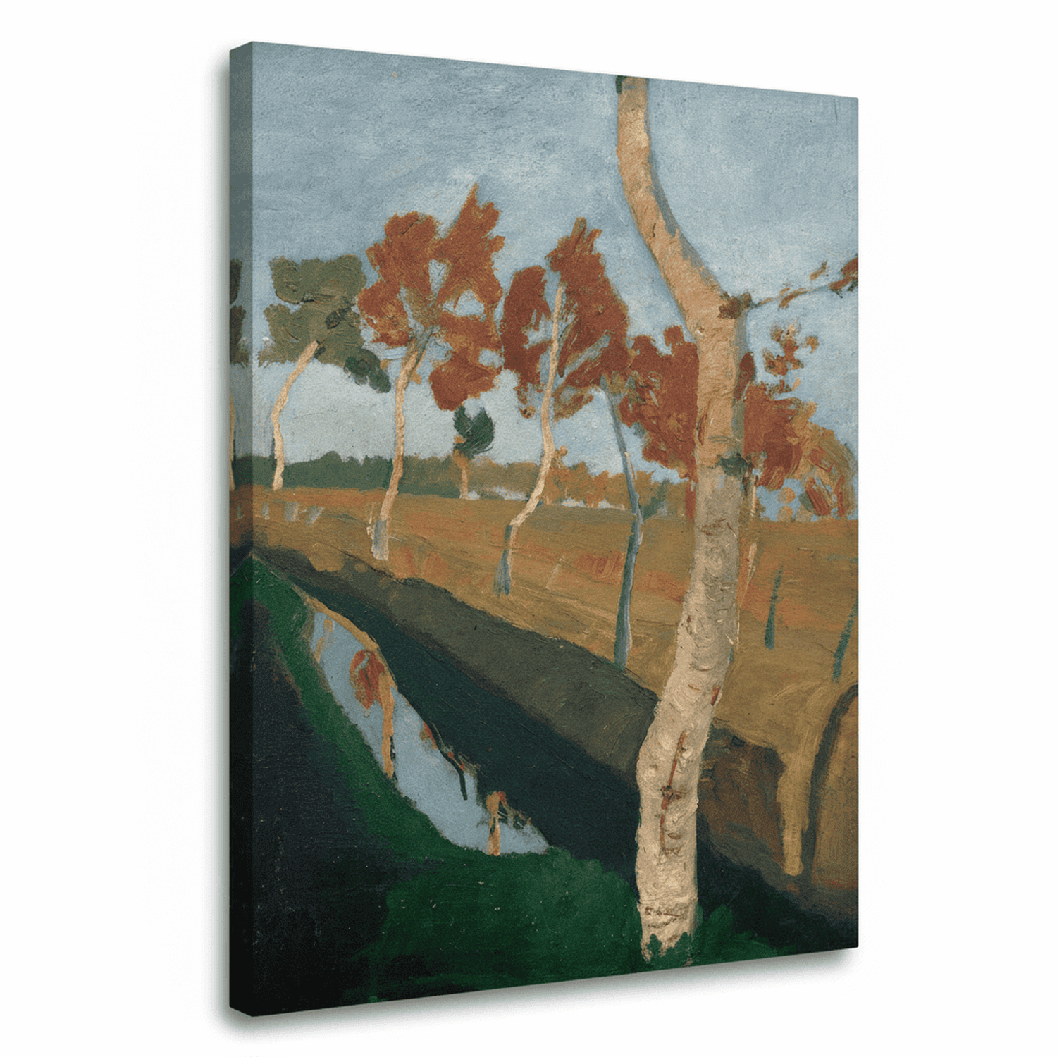 Birken am Moorgraben | Paula Modersohn-Becker