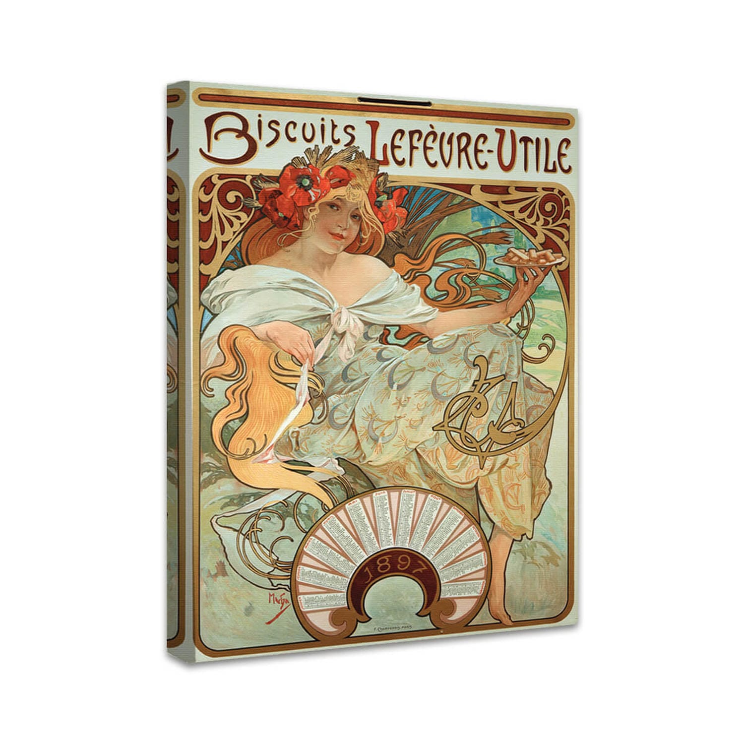 Biscuits Lefèvre-Utile | Alfons Mucha