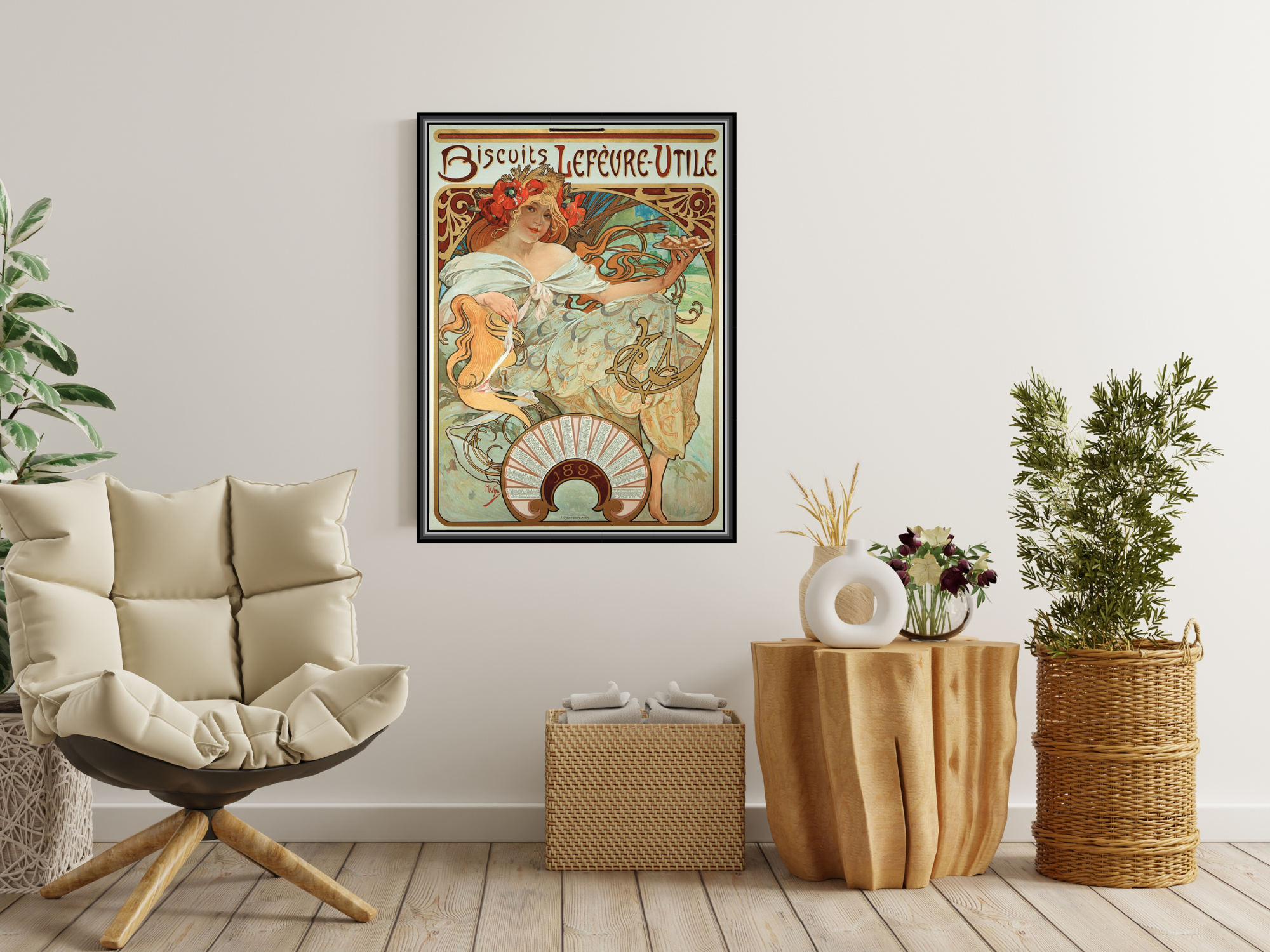 Biscuits Lefèvre-Utile | Alfons Mucha