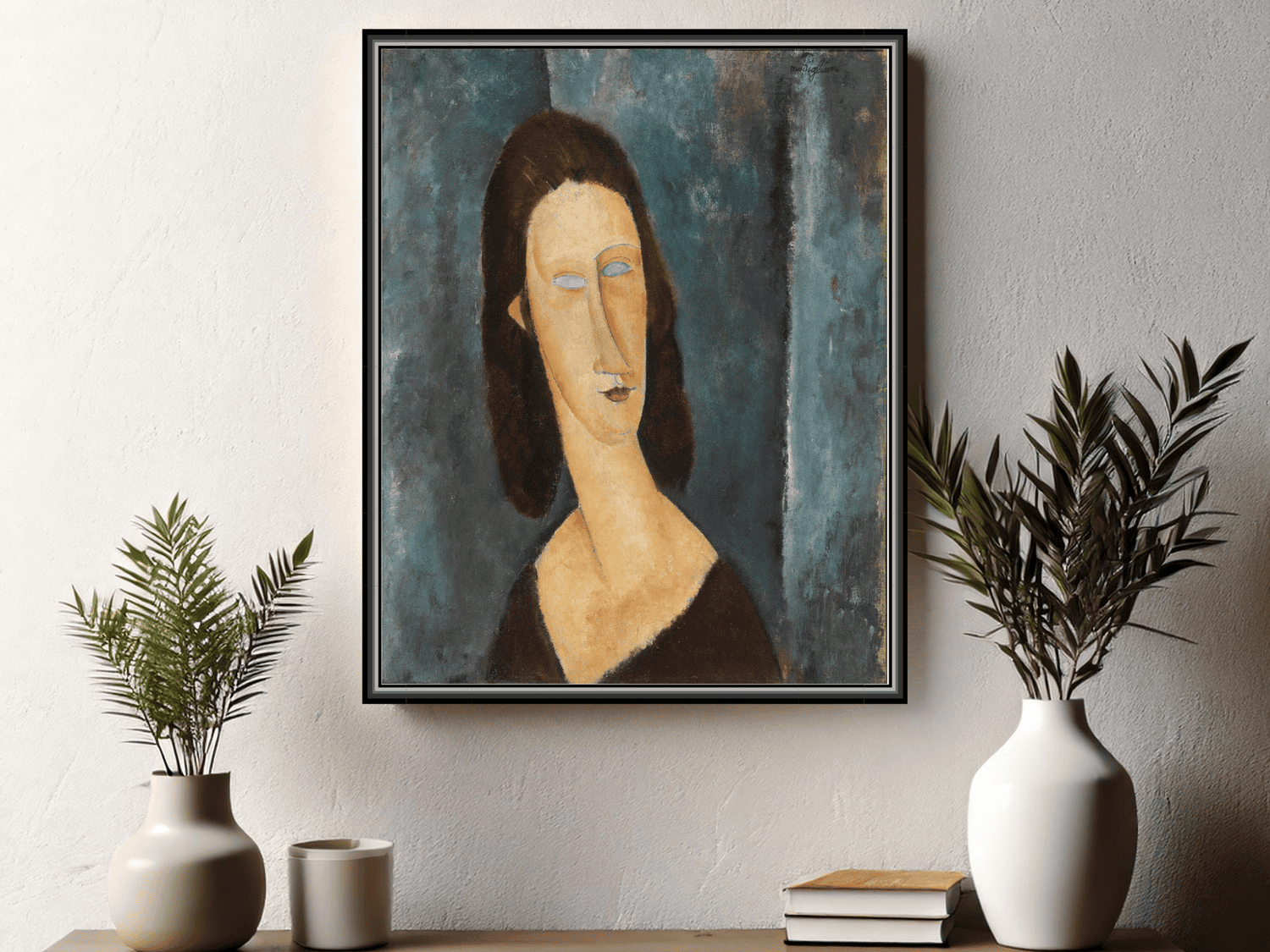 Blaue Augen (Porträt von Madame Jeanne Hébuterne) | Amedeo Modigliani