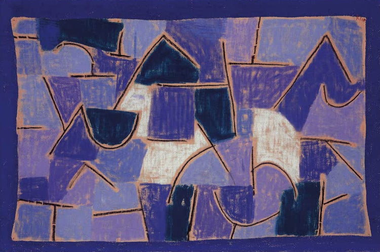 Kunstdruck „Blaue Nacht“ von Paul Klee