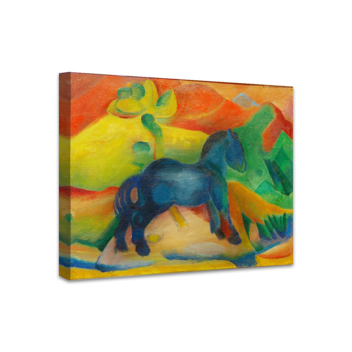 Blaues Pferdchen, Kinderbild | Franz Marc