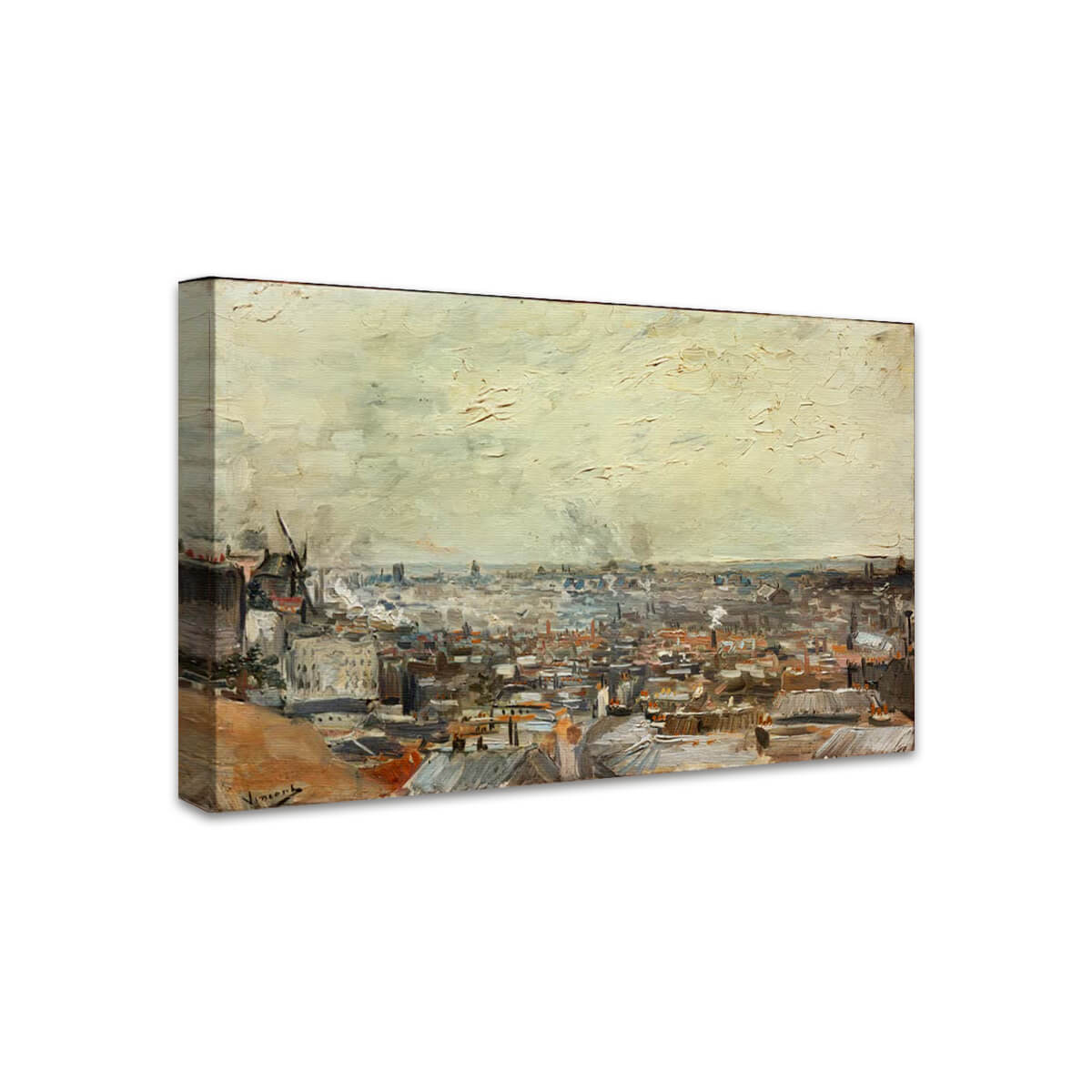 Blick auf Paris vom Montmartre | Vincent van Gogh