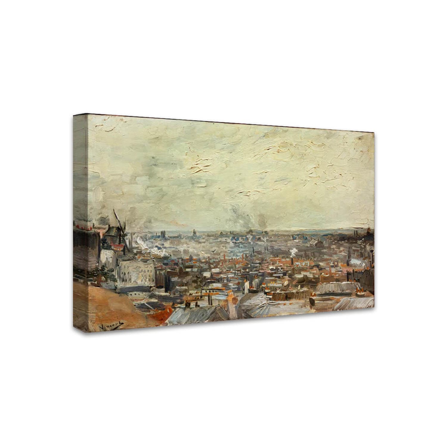 Blick auf Paris vom Montmartre | Vincent van Gogh