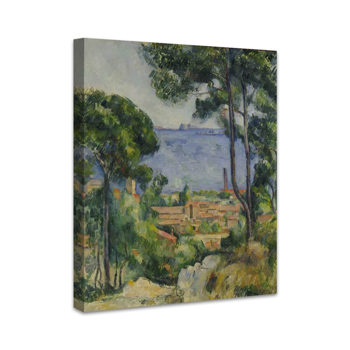 Blick auf l'Estaque und das Chateau d'If | Paul Cézanne