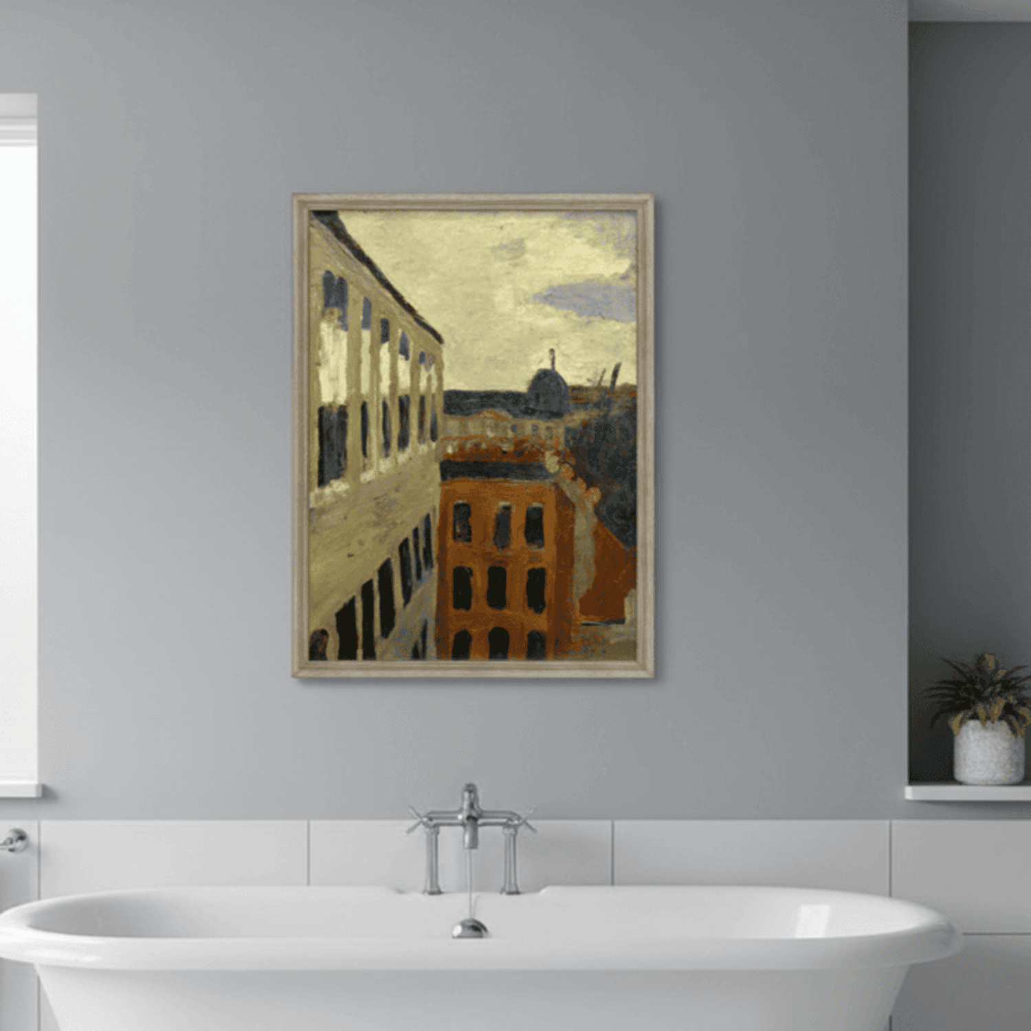 Blick aus dem Atelierfenster der Künstlerin in Paris | Paula Modersohn-Becker