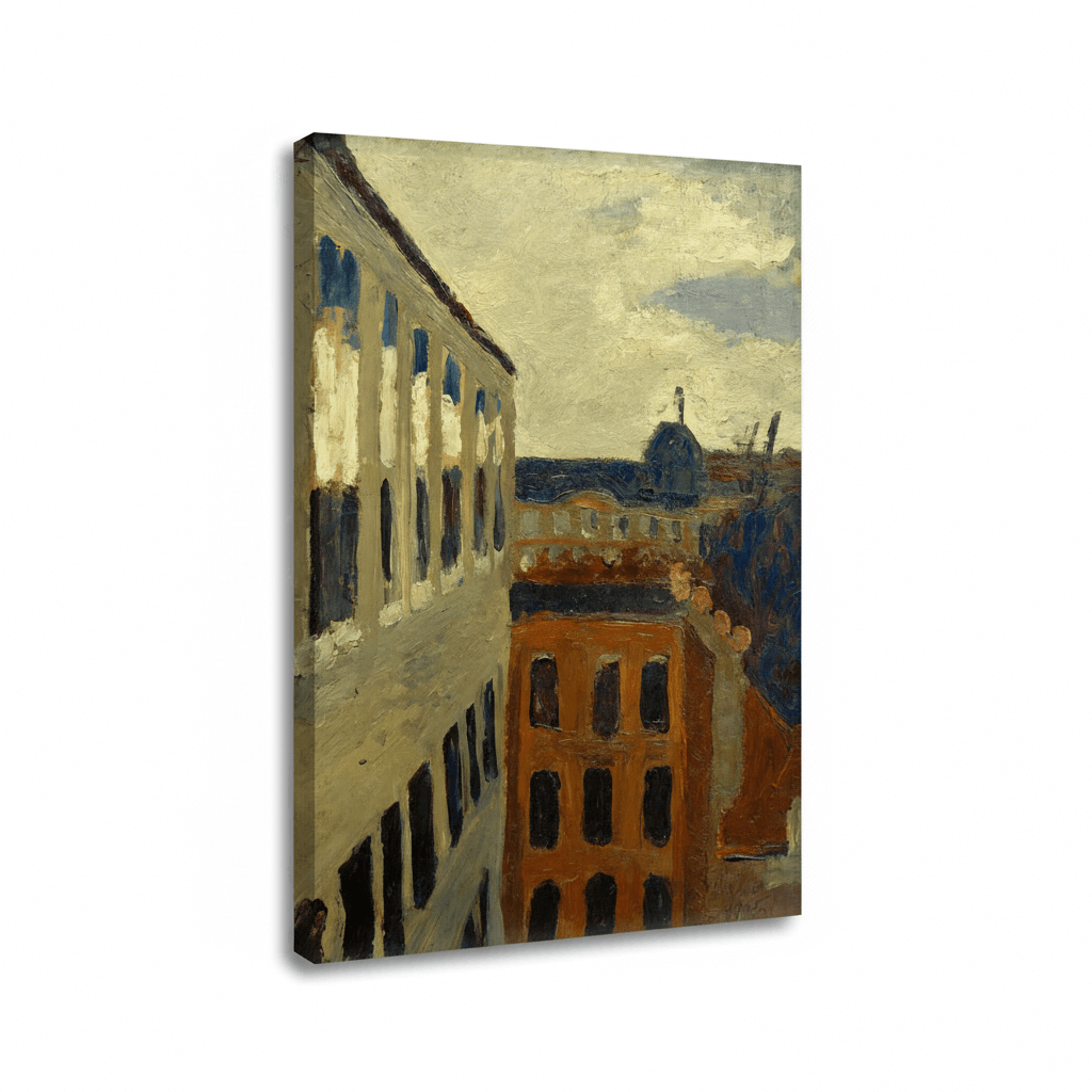 Blick aus dem Atelierfenster der Künstlerin in Paris | Paula Modersohn-Becker