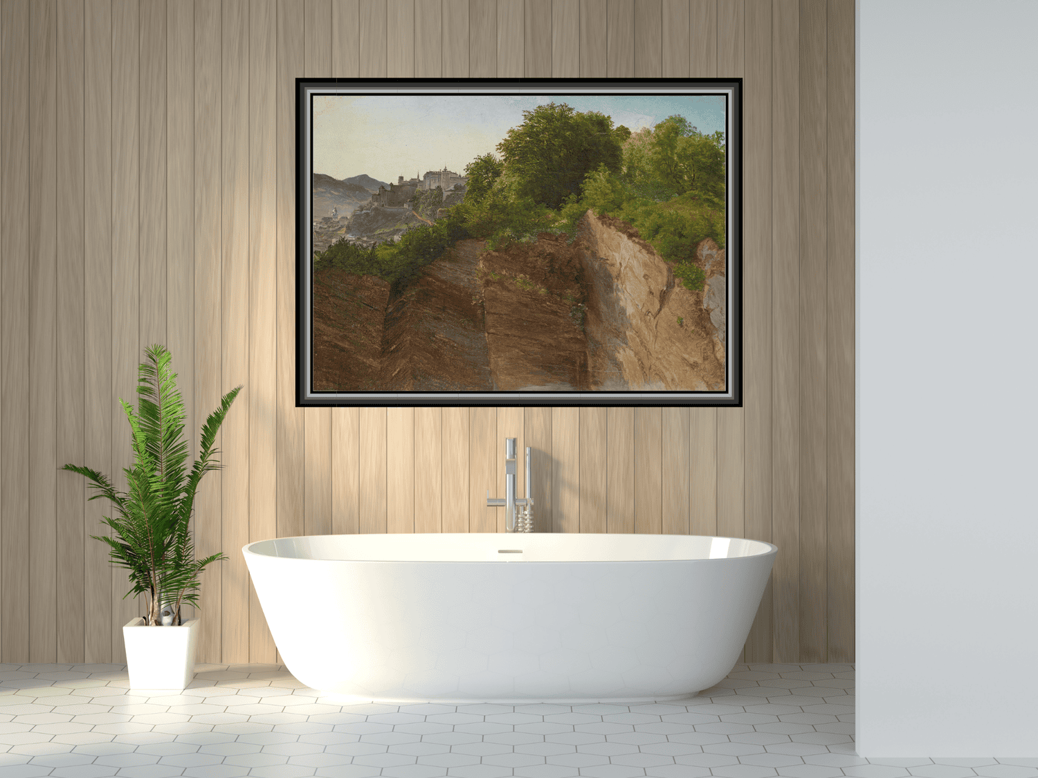 Blick vom Salzburger Mönchsberg auf die Festung Hohensalzburg | Friedrich Loos