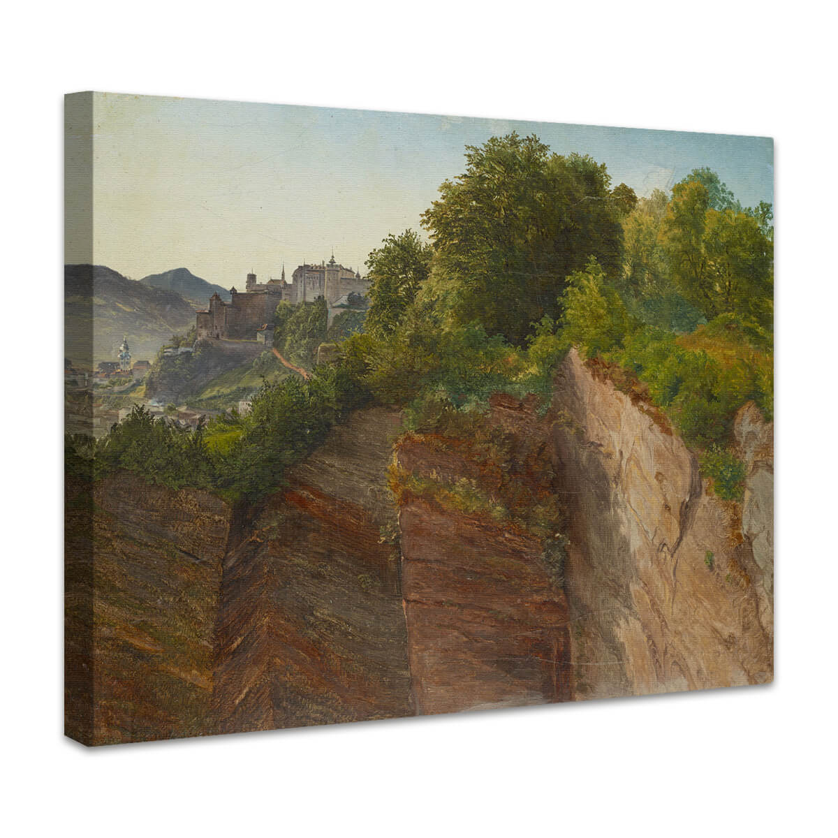 Blick vom Salzburger Mönchsberg auf die Festung Hohensalzburg | Friedrich Loos