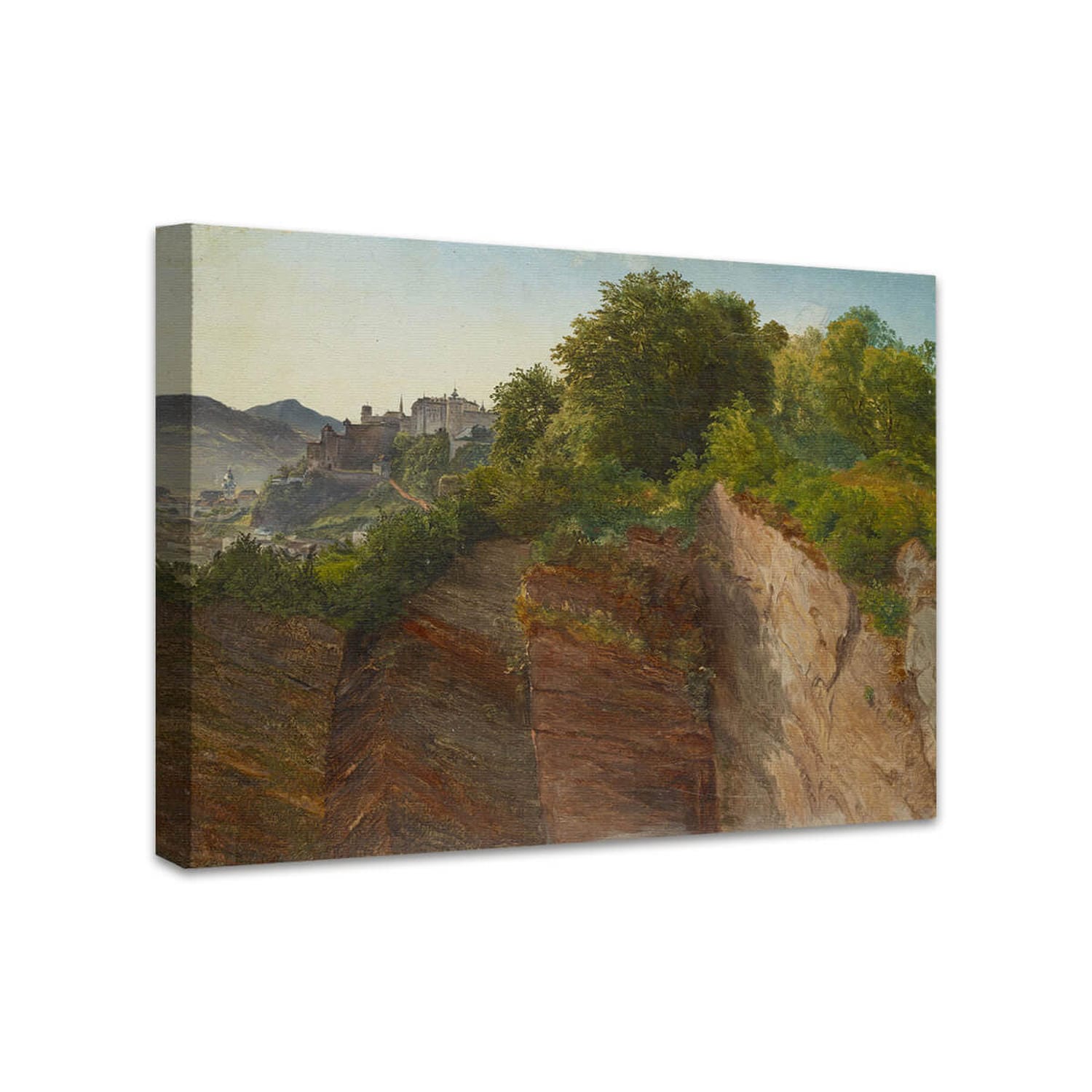 Blick vom Salzburger Mönchsberg auf die Festung Hohensalzburg | Friedrich Loos