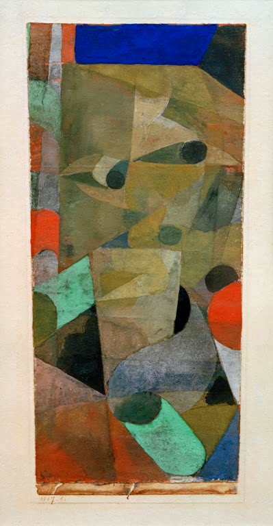 Kunstdruck „Blick des Dämons“ von Paul Klee, handgefertigt in Deutschland