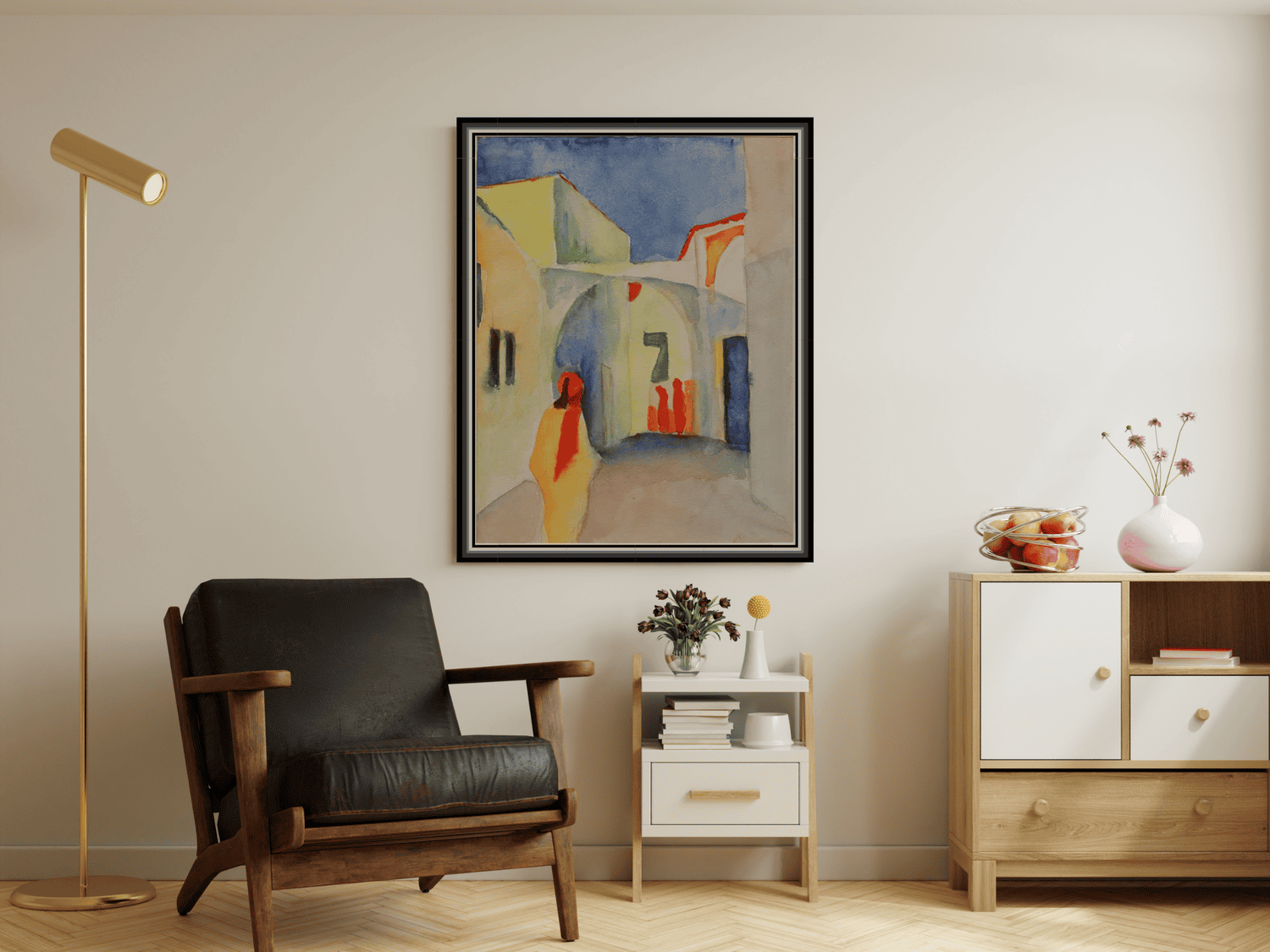 Blick in Gasse in Tunis | August Macke