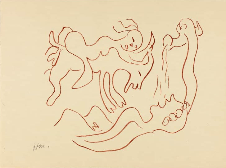 Kunstdruck „Blütenlese aus Ronsards Liebesgedichten“ von Henri Matisse, handgefertigt in Deutschland