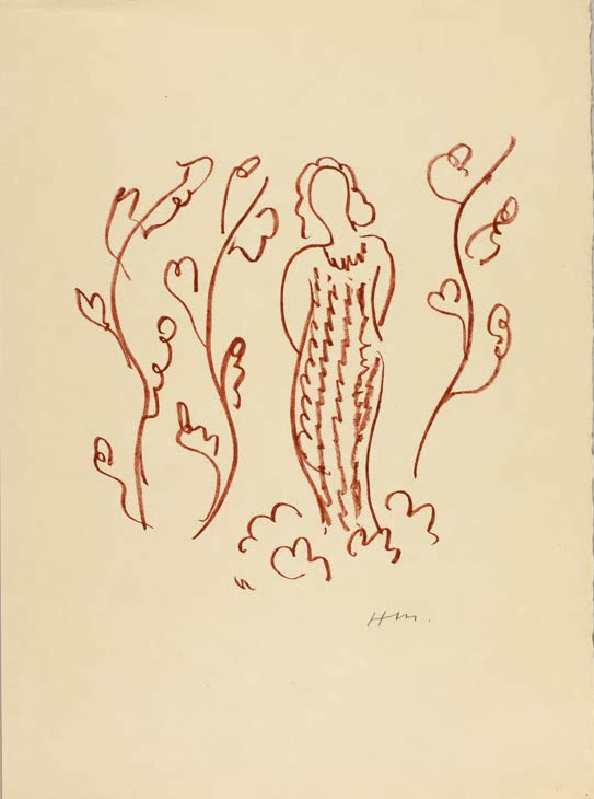 Kunstdruck „Blütenlese der Liebe nach Ronsard“ von Henri Matisse, handgefertigt in Deutschland