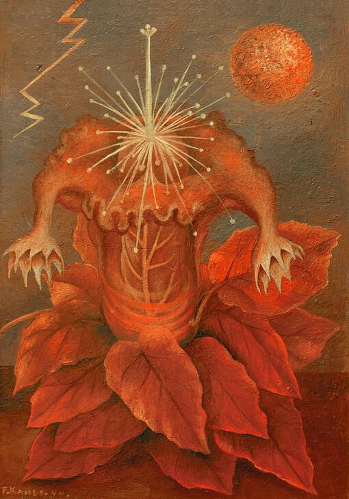Blume des Lebens von Frida Kahlo als Kunstdruck