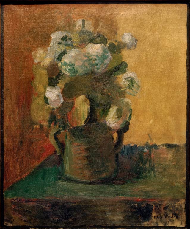 Kunstdruck des Gemäldes „Blumen in einem Krug“ von Henri Matisse – hochwertiger Kunstdruck, erhältlich als Poster oder auf Leinwand.