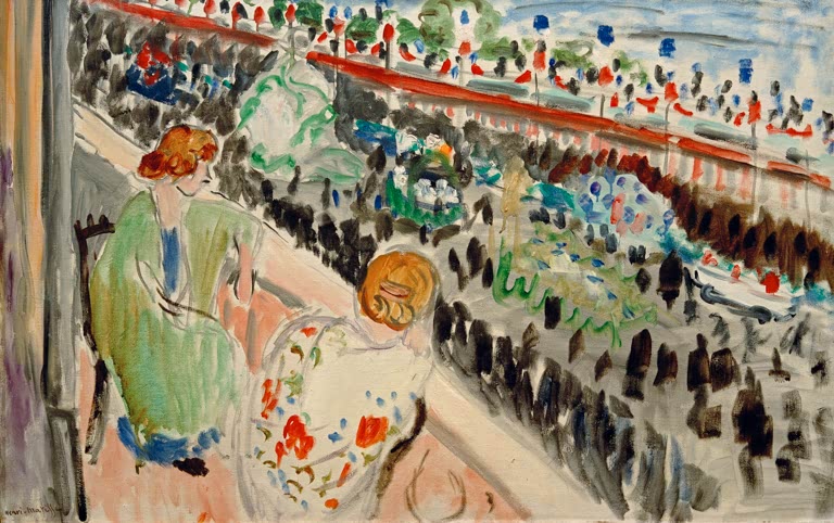 Kunstdruck des Gemäldes Blumenfest von Henri Matisse, handgefertigt in Deutschland als Poster oder Leinwand erhältlich