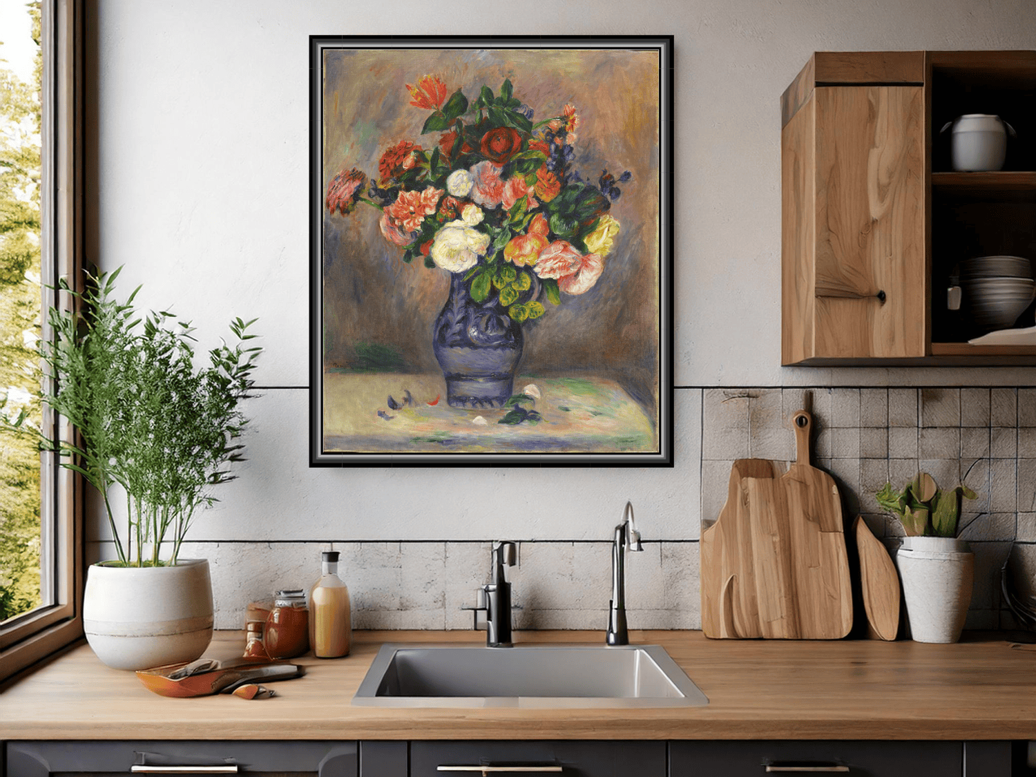 Blumen in der Vase | Pierre-Auguste Renoir