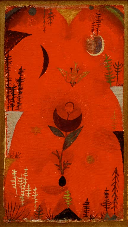 Kunstdruck „Blumenmythos“ von Paul Klee, handgefertigt in Deutschland
