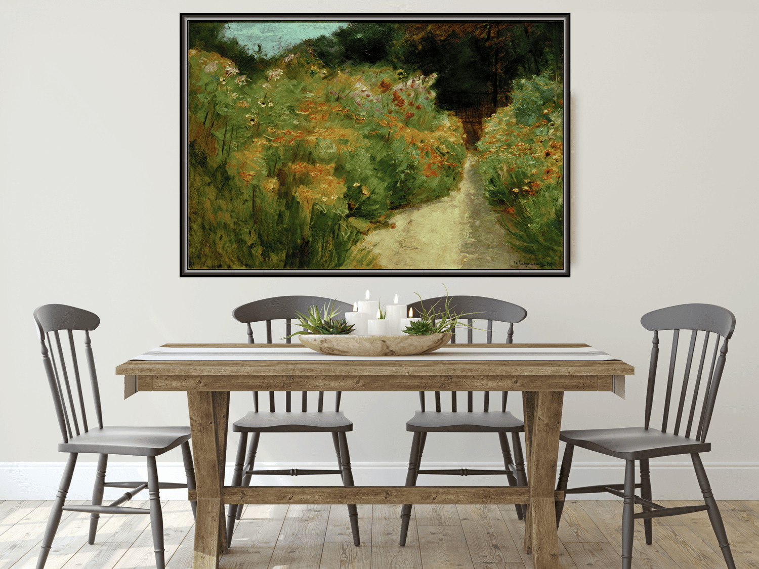 Blumenstauden im Wannseegarten | Max Liebermann