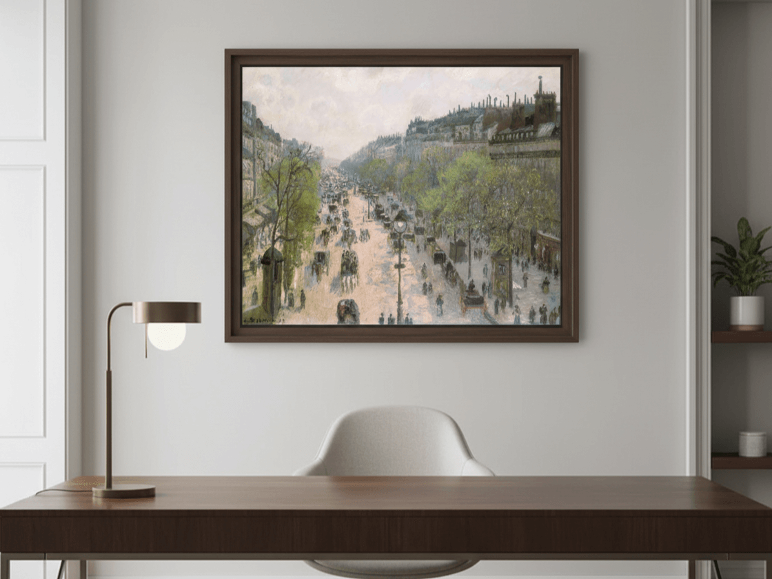 Boulevard Montmartre Frühling | Camille Pissarro