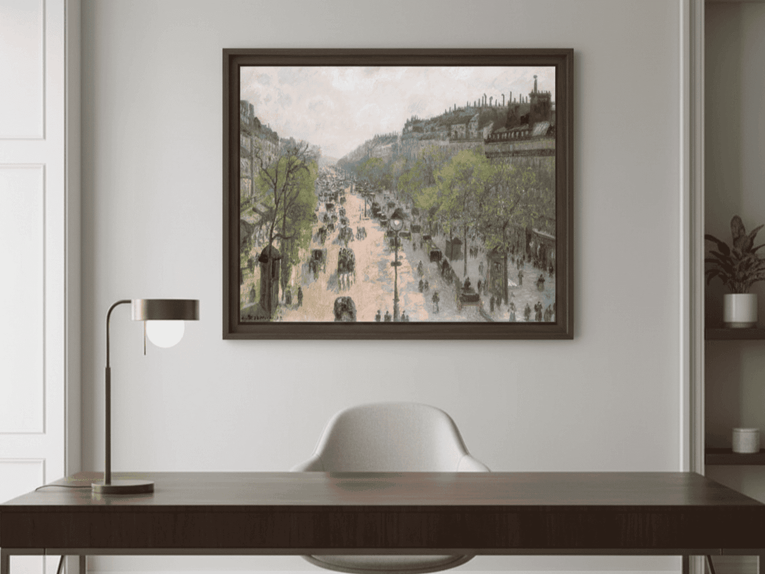 Boulevard Montmartre Frühling | Camille Pissarro