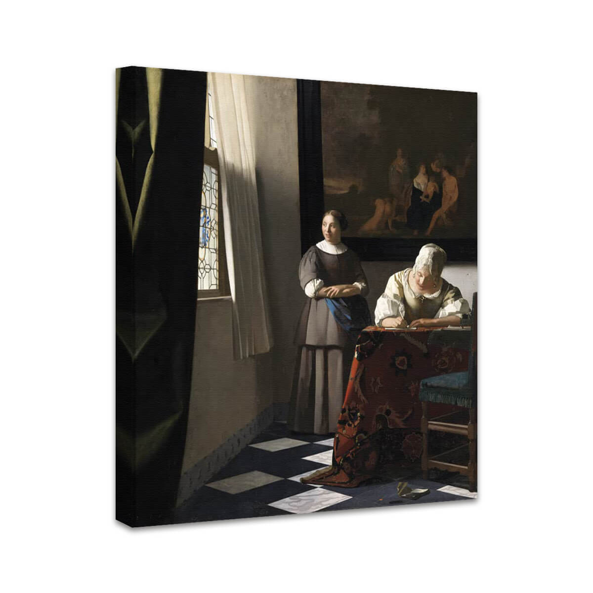 Briefschreiberin und Dienstmagd | Johannes Vermeer