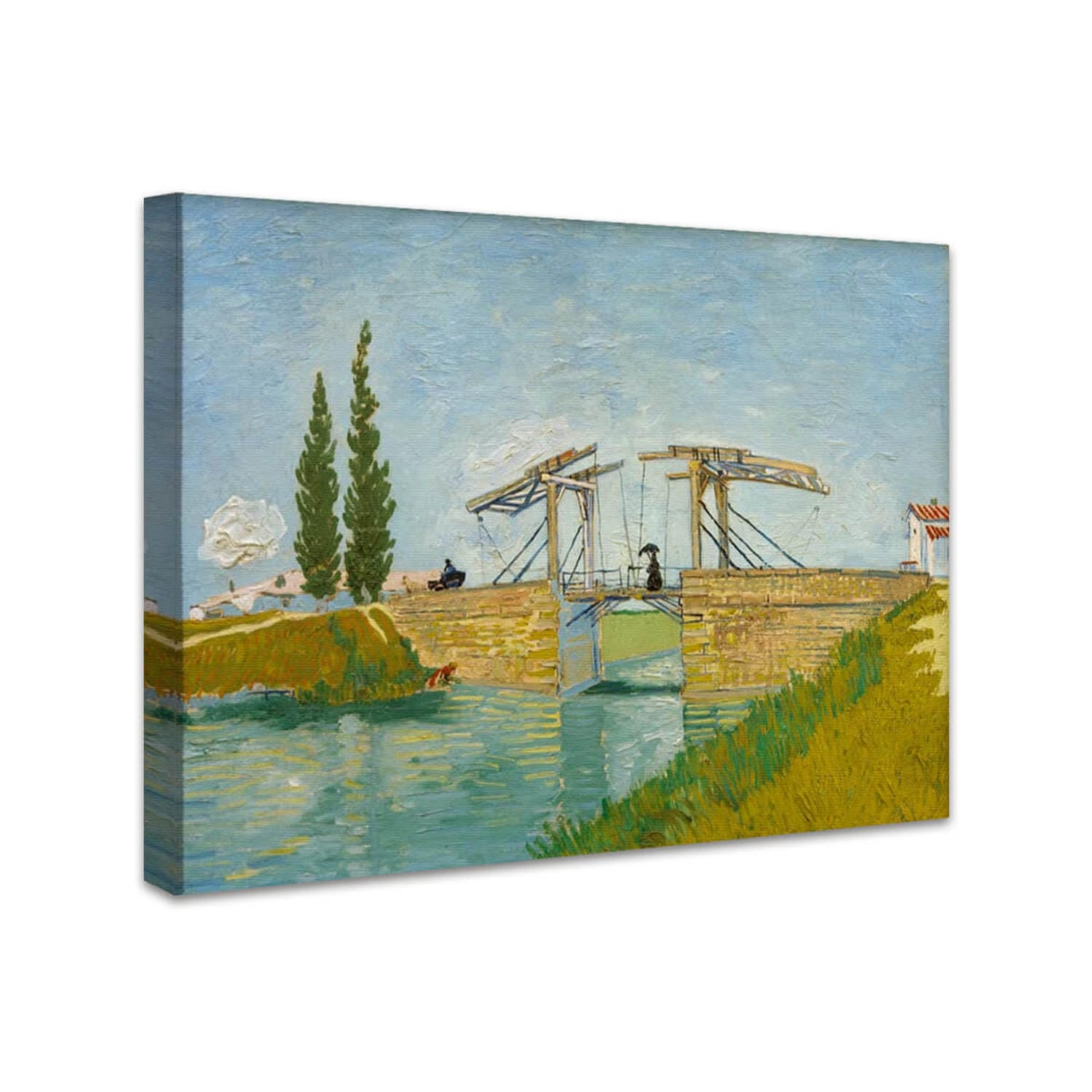Brücke Langlois mit Dame | Vincent van Gogh