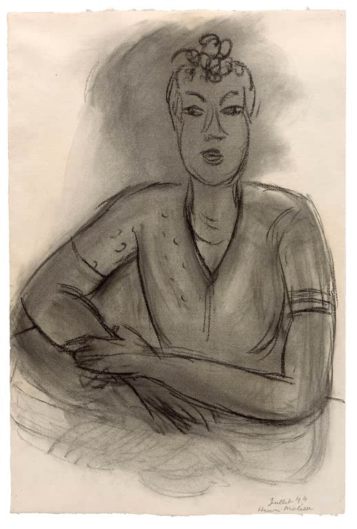 Kunstdruck „Büste einer Frau“ von Henri Matisse, handgefertigt in Deutschland