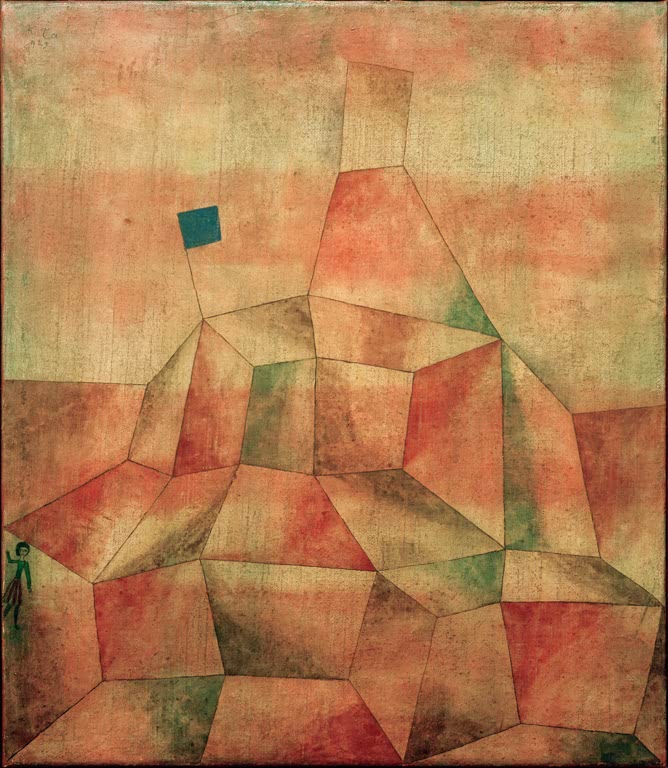 Kunstdruck „Burghügel“ von Paul Klee
