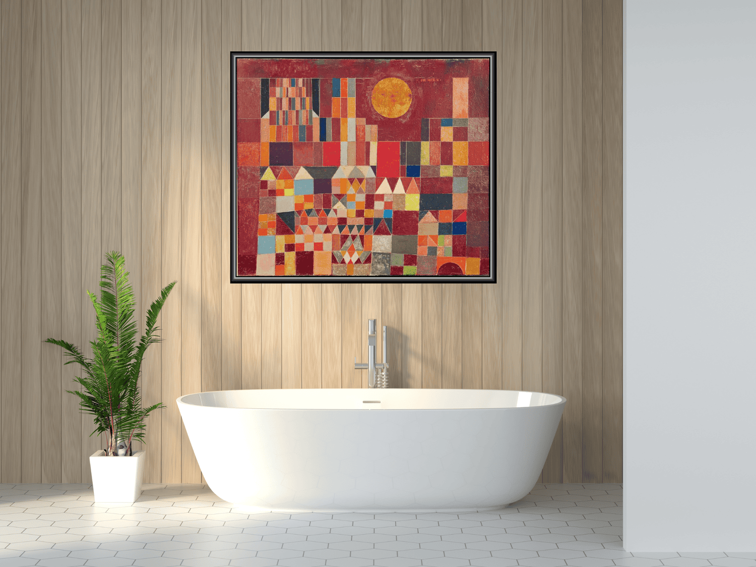 Burg und Sonne | Paul Klee