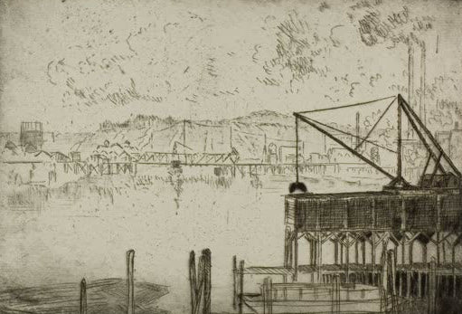 Burrards Bucht, Vancouver, B. C. von Bror Julius Olsson Nordfeldt als Kunstdruck, handgefertigt in Deutschland, erhältlich als Poster oder Leinwand.