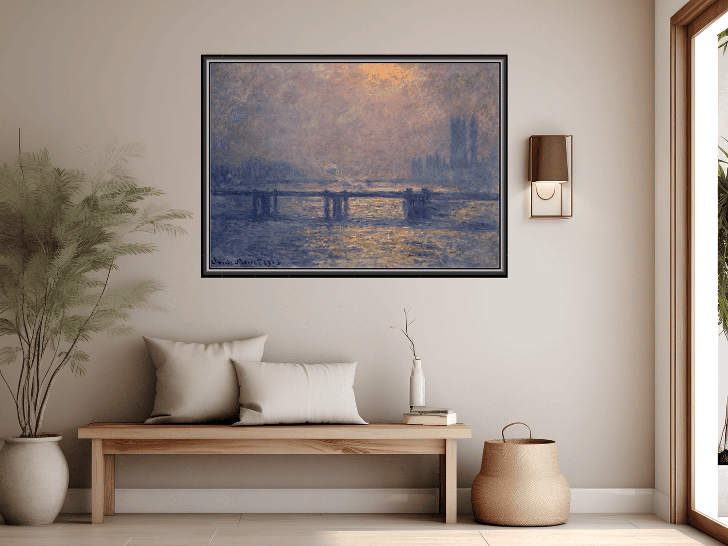 Charing-Cross-Brücke, die Themse | Claude Monet