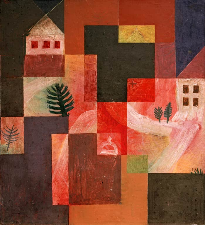 Kunstdruck „Choral und Landschaft“ von Paul Klee