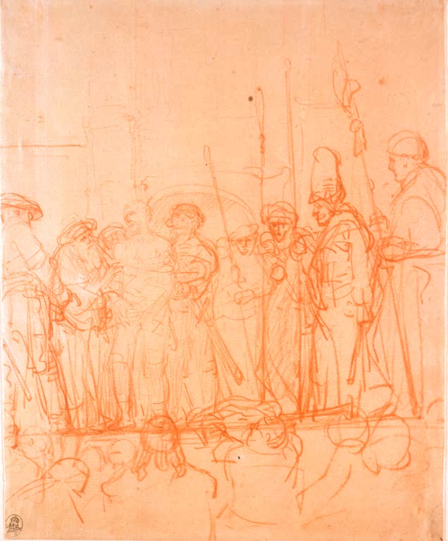 Kunstdruck Christus dem Volke vorgestellt von Rembrandt van Rijn