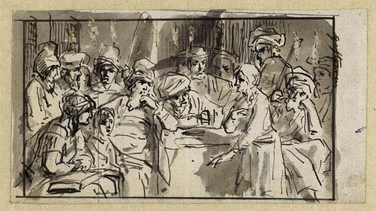 Kunstdruck „Christus unter den Schriftgelehrten“ von Rembrandt van Rijn
