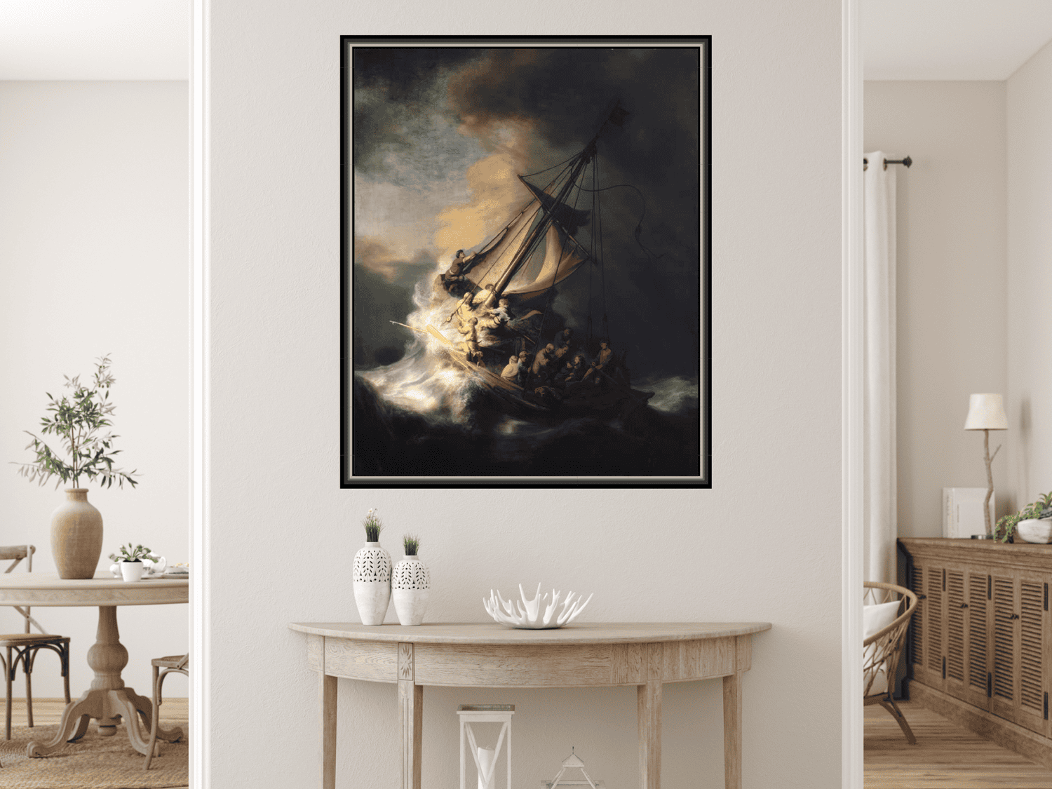 Christus im Sturm auf dem See Genezareth | Rembrandt van Rijn