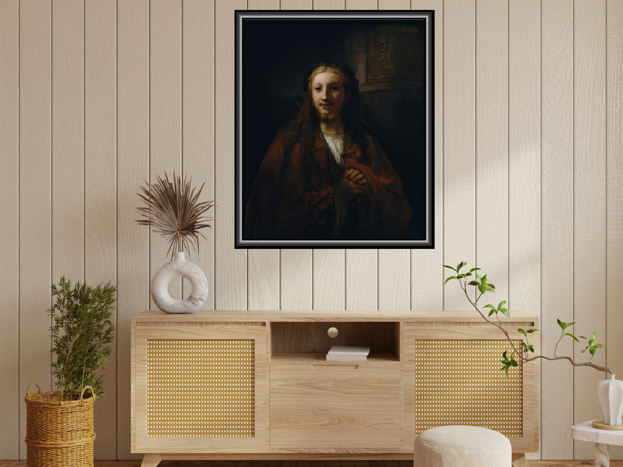 Christus mit einem Stab | Rembrandt van Rijn