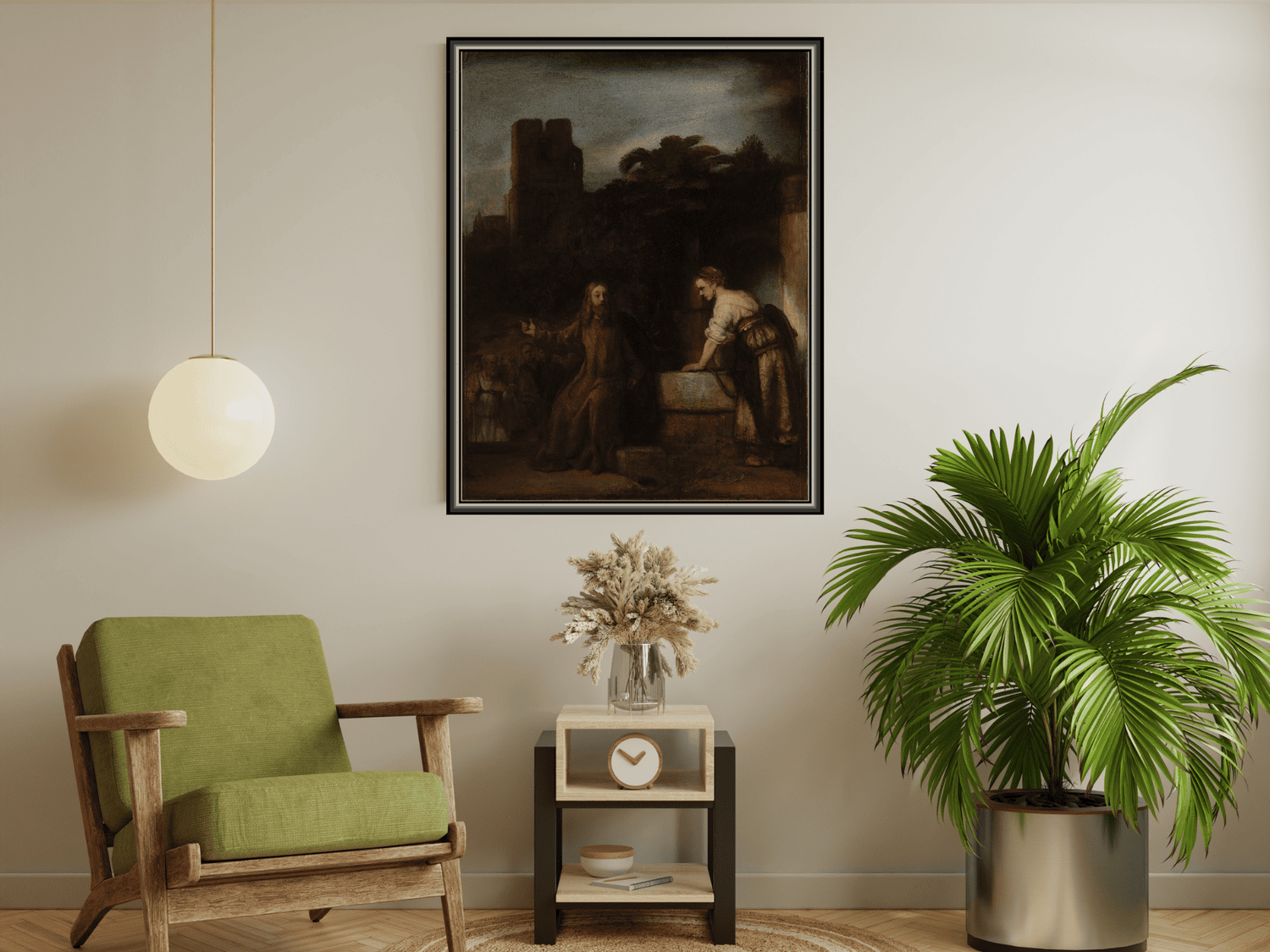 Christus und die Samariterin | Rembrandt van Rijn