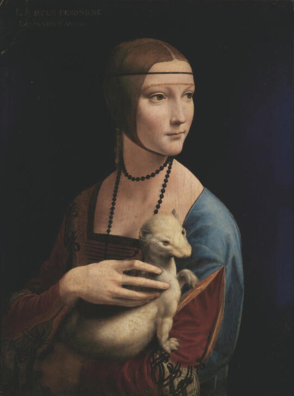 Leonardo da Vincis „Dame mit dem Hermelin“ als hochwertiger Kunstdruck – ein Meisterwerk der Renaissance voller Eleganz, Symbolik und künstlerischer Raffinesse. Jetzt entdecken! 