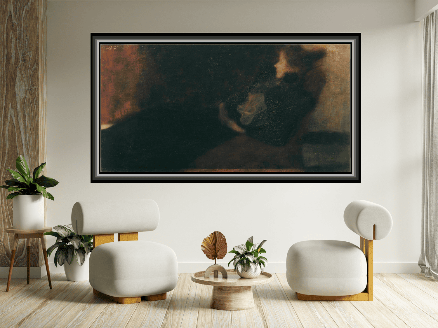 Dame am Kamin | Gustav Klimt