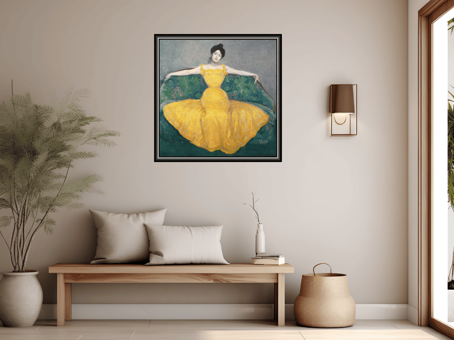 Dame in Gelb | Maximilian Kurzweil