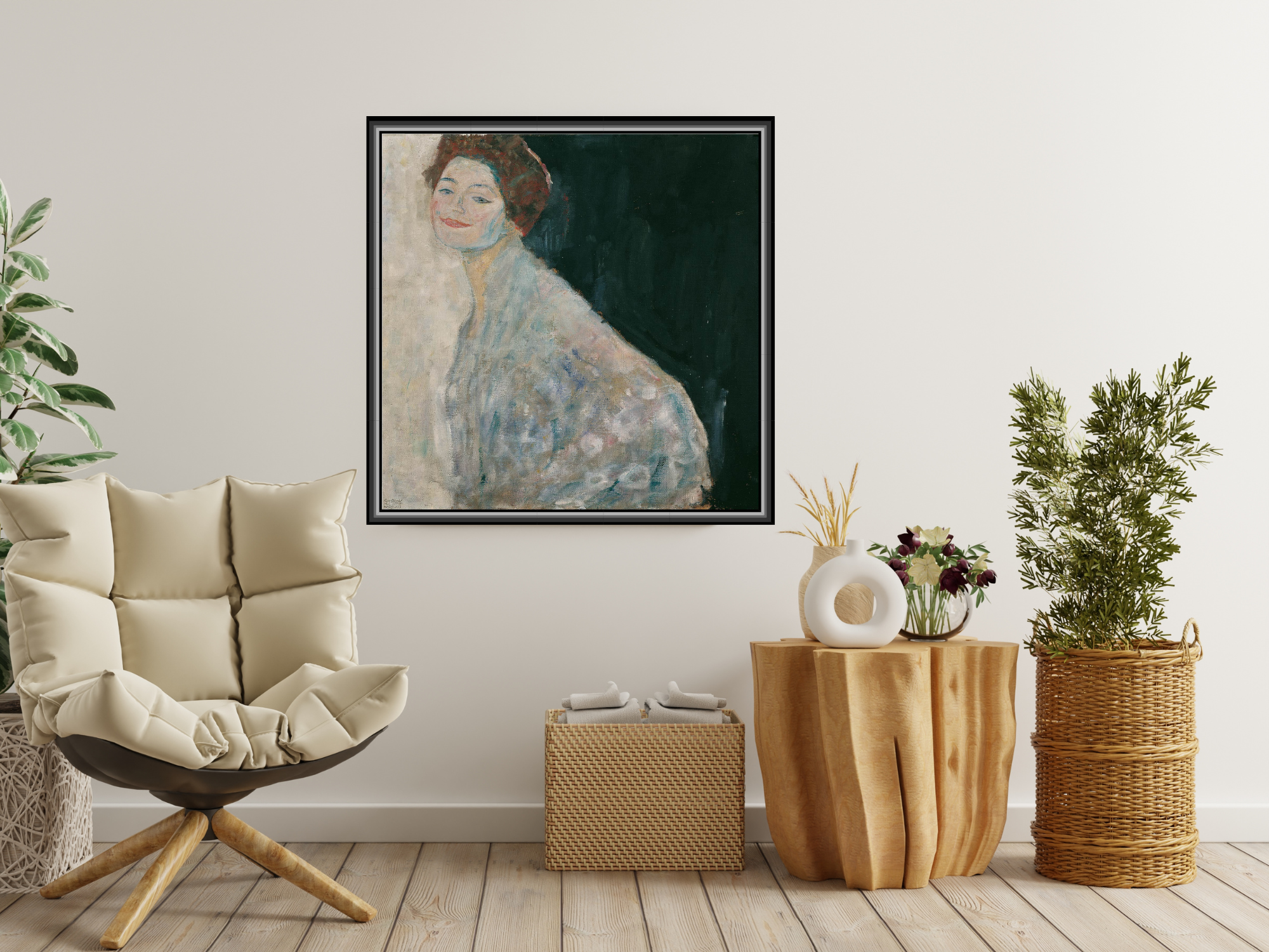 Dame in Weiß | Gustav Klimt
