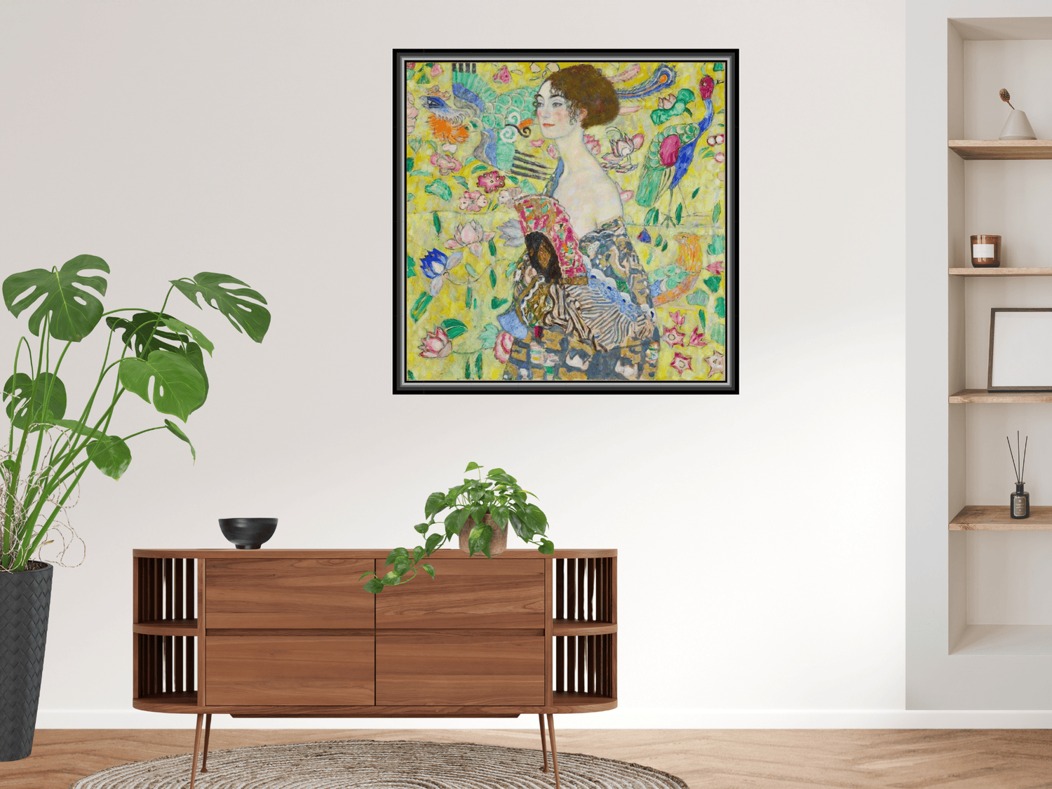 Dame mit Fächer | Gustav Klimt