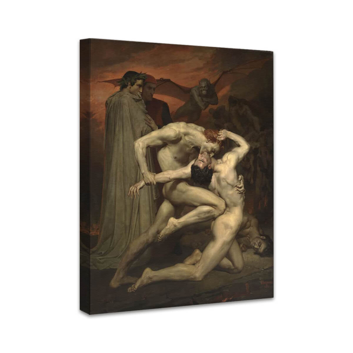 Dante und Virgil in der Hölle | William Adolphe Bouguereau