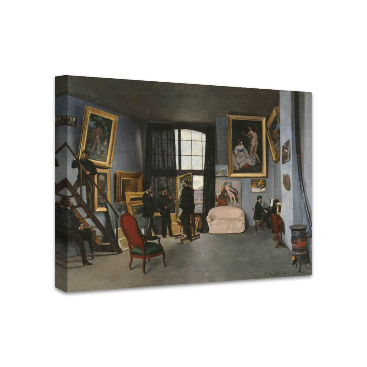 Das Atelier des Künstlers in der Rue de la Condamine | Frederic Bazille