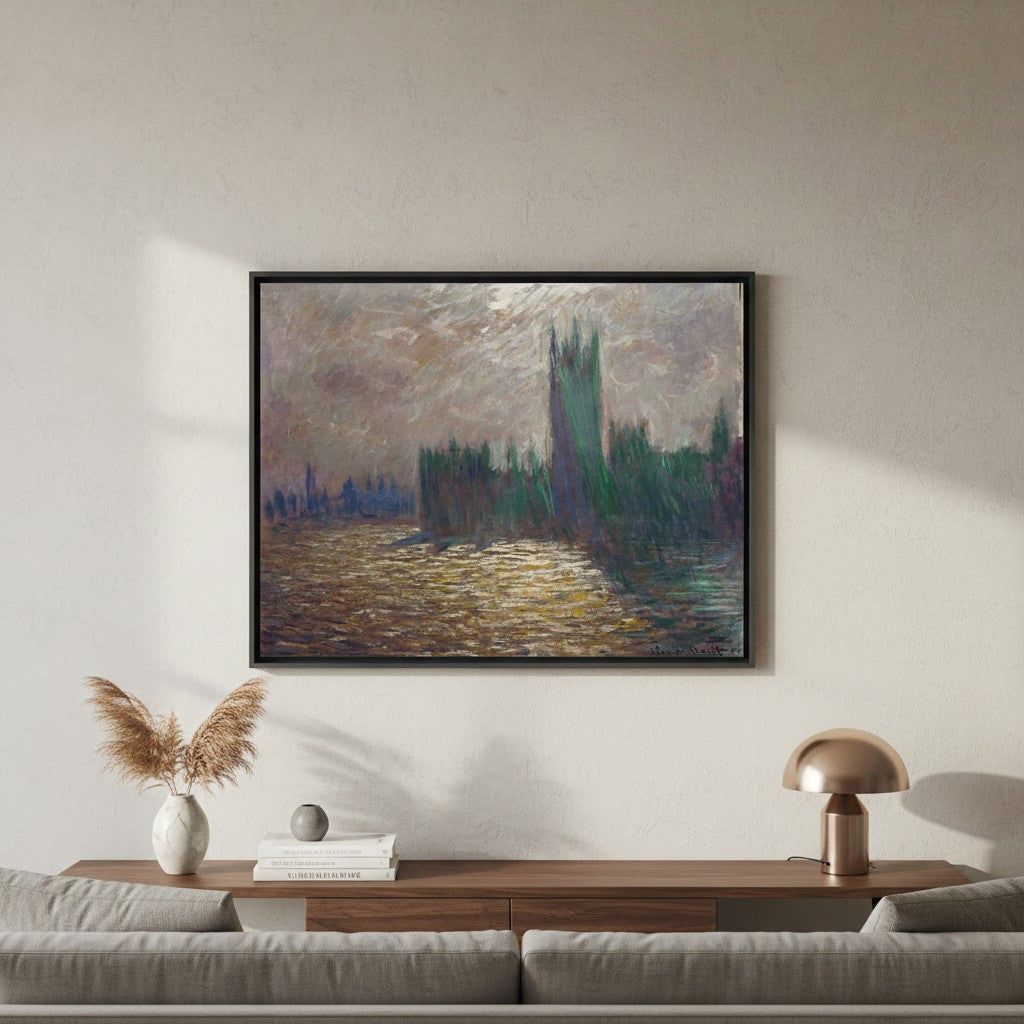 Das Parlament, Spiegelungen | Claude Monet