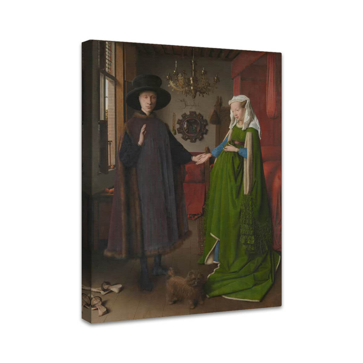 Das Porträt von Giovanni Arnolfini und seiner Frau (Die Arnolfini Ehe) | Jan van Eyck
