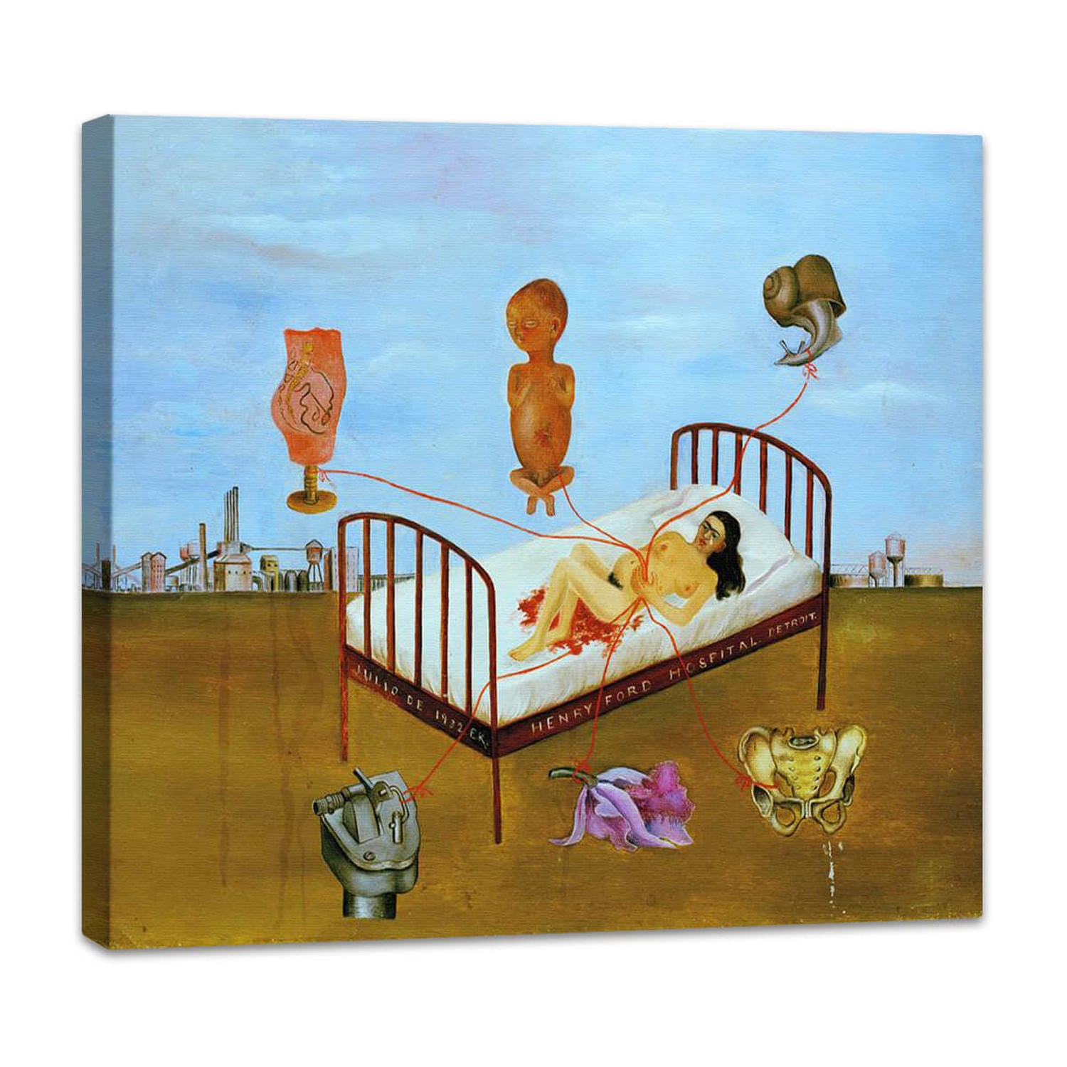 Das fliegende Bett | Frida Kahlo