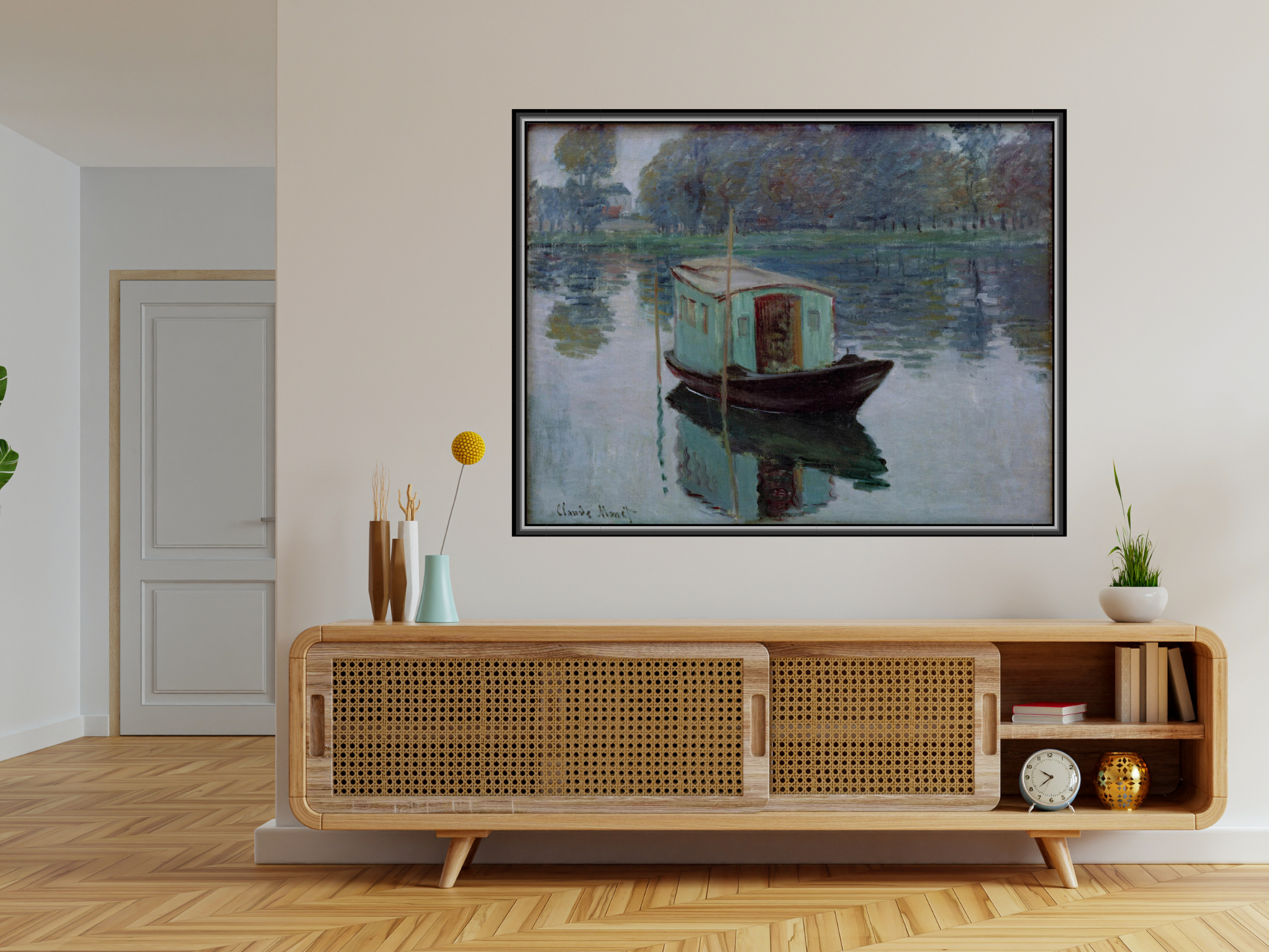 Das Atelierboot | Claude Monet